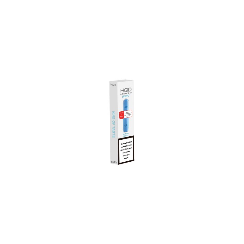 HQD SURV - Blue Razz/Blurry Berry (Fruchtige Bromb...
