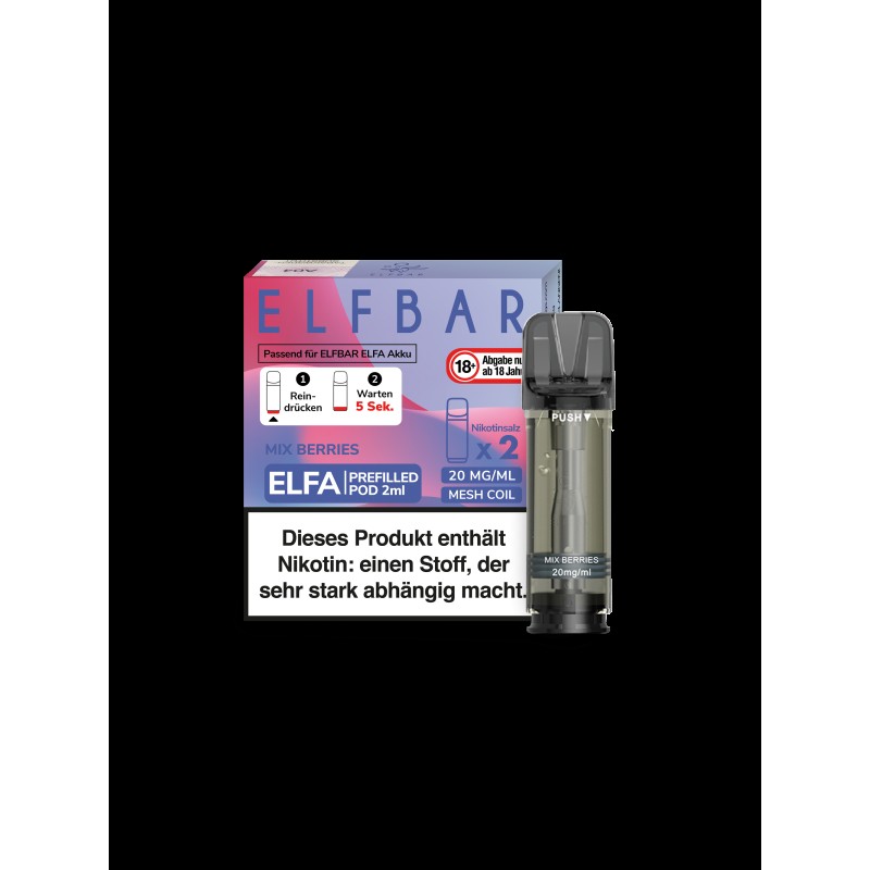 Elfbar Elfa Pod - Mix Berries - (2 Stück pro Pack...