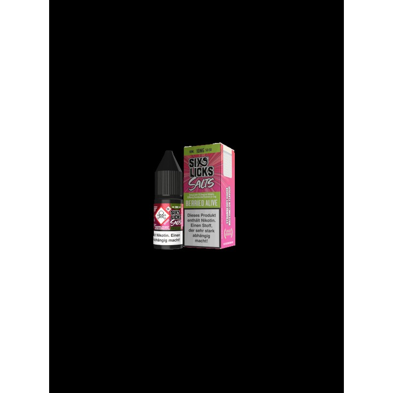 Six Licks - Berried Alive - 10ml Nikotinsalz 10mg/...