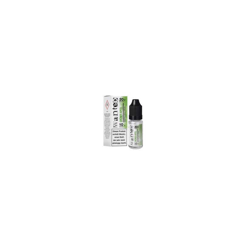Wanted grüner Apfel 20mg Overdosed 10ml Nikotinsa...